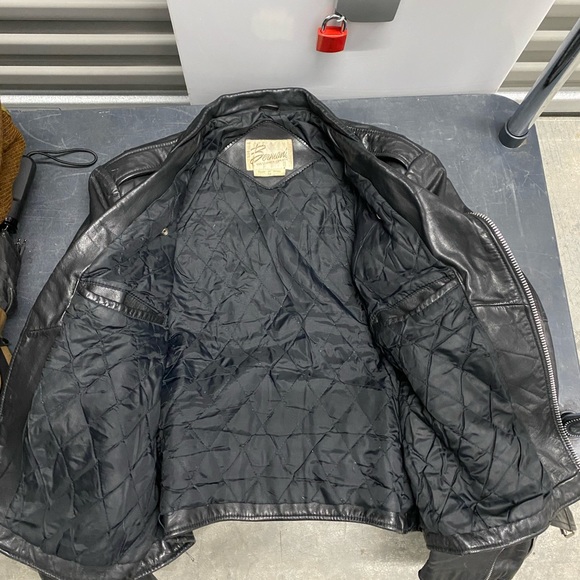 Vintage 70’s Berman’s NYC Leather Motorcycle Jacket - Picture 13 of 16